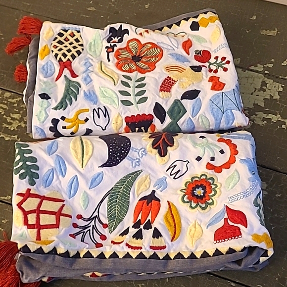 IKEA  Rödarv Multicolor Embroidered Cushion Covers (2) - Picture 8 of 8